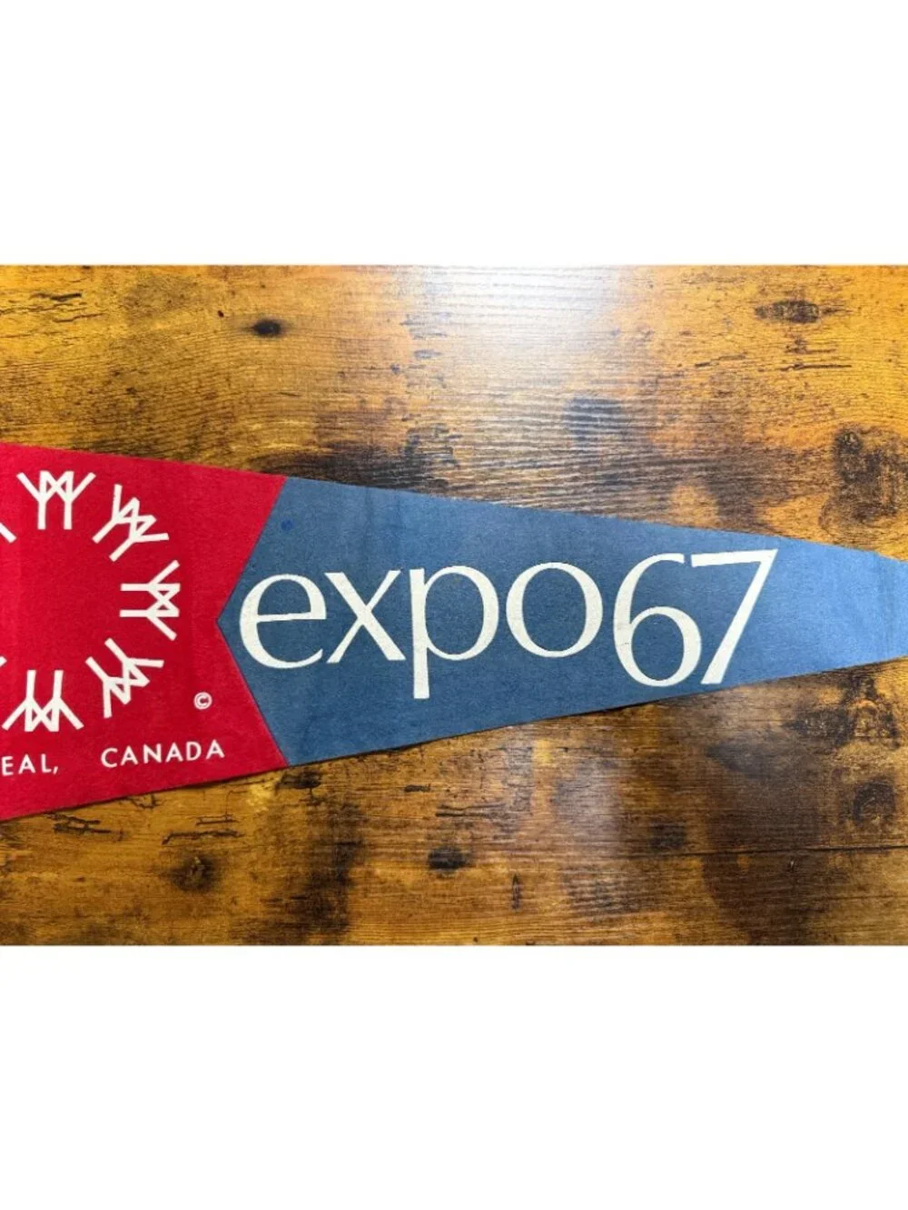 Vintage Expo '67 Montreal, Canada pennant